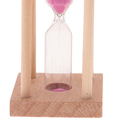 Acheter 5 minutes cadre en bois sablier minuterie de cuisine cuisine minuteur rose