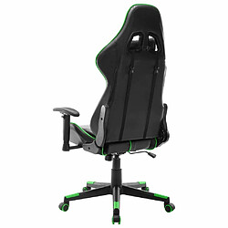 Acheter Maison Chic Chaise de jeu, Chaise gaming, Fauteuil gamer d'ordinateur,Chaise de Bureau Noir et vert Cuir artificiel -GKD52038