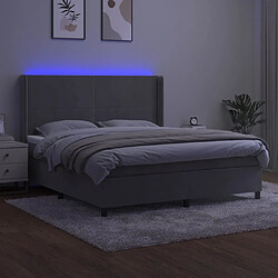 Avis Sommier à lattes,Cadre à lattes de lit pour Adulte matelas et LED Gris clair 160x200 cm -MN92728