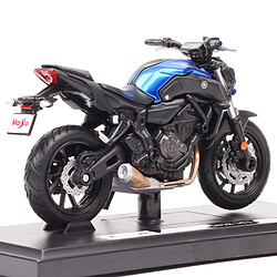 Avis Universal Échelle 1/18 Mercer 2018 Yamaha MT 07 Moto Voiture jouet moulée sous pression YZR M1 Bicycle YZF R1 R6 Road Star Racing Cadeau |(Bleu)