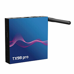 Tx98 Pro Set-Top Box H618 Pour Android 12.0 Wifi 6 Bluetooth 5.0 Smart Tv Box Hd Media Player Eu Plug 4 32Gb