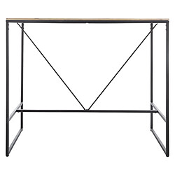 Atmosphera, Createur D'Interieur Table haute design industriel Edena - L. 115 x H. 98 cm - Noir