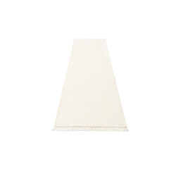 Avis Vidal Tapis de couloir en laine 297x81 beige Darya