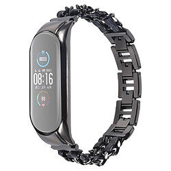 Bracelet en métal noir pour votre Xiaomi Mi Band 5/Mi Band 6