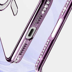 Acheter Avizar Coque Diamant pour iiPhone 16 Plus Protection MagSafe Contour Strass Violet