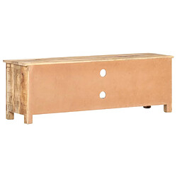 Acheter Maison Chic Meuble TV scandinave - Banc TV pour salon 120x30x40 cm Bois de manguier brut -MN61337