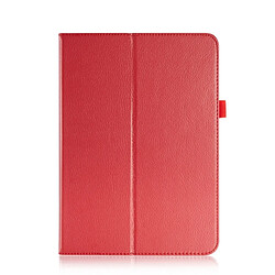 Wewoo Housse Étui Coque en cuir à rabat horizontal Texture Litchi pour iPad Pro 11 pouces 2018avec support et fonction Veille / Réveil Rouge