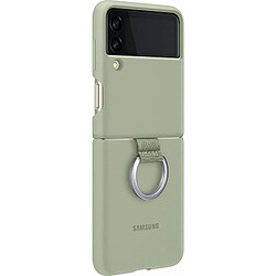 BIGBEN Coque avec anneau en Silicone Verte pour Samsung Galaxy Z Flip 3 Samsung