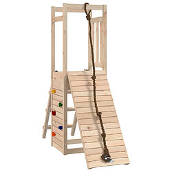 Maison Chic Aire de jeux d'extérieur | Maisonnette de jeu | Maison pour enfants bois de pin massif -GKD40264