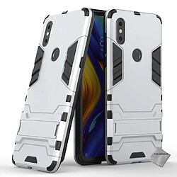 Htdmobiles Coque rigide anti choc pour Xiaomi Mi Mix 3 + film ecran - ARGENT