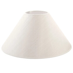 Écran de lampe Alexandra House Living Blanc Textile 14 x 23 x 14 cm Cónica