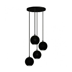 Helam Suspension Midway Fer Noir 4 ampoules 90cm