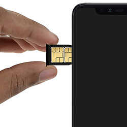 Avis Avizar Tiroir SIM Xiaomi Mi 8 , Xiaomi Mi 8 Pro support double carte nanoSIM - noir