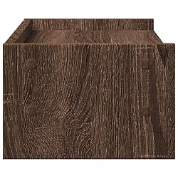 Acheter vidaXL Support de moniteur chêne marron 42x24x16 cm bois d'ingénierie