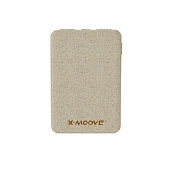 X-Moove Powerbank 5000mAh PowerEco en Fibre de Blé Beige