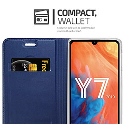 Cadorabo Coque Huawei Y7 2019 / Y7 PRIME 2019 Etui en Bleu pas cher