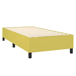 Acheter Sommier à lattes,Cadre à lattes de lit pour Adulte Vert 90x200 cm Tissu -MN75985