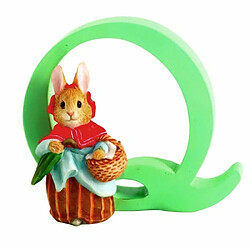 Beatrix Potter Figurine Mme lapin Lettre Q