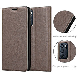 Cadorabo Coque Oppo Reno6 5G Etui en Brun pas cher