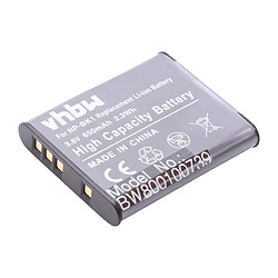 vhbw Batterie compatible avec Sony Cybershot DSC-W190, DSC-W370 appareil photo, reflex numérique (600mAh, 3,6V, Li-ion)