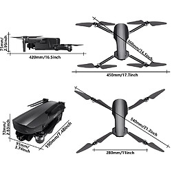 Universal SG908 3 axes Cardan Drone avec caméra 4K HD 5G GPS WIFI FPV moteur brushless Télécommande professionnelle Quadcopter | Télécommande Hélicoptère pas cher