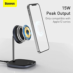 Avis Universal Chargeur sans fil magnétique noir Support de bureau Stand de téléphone mobile 12 Pro Max Support | Chargeur sans fil.