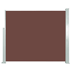 Maison Chic Auvent latéral rétractable | Store latéral | Brise-vue latéral 120 x 300 cm Marron -GKD55462