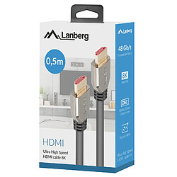 Avis HDMI-A mâle 2.1 8K 48Gb/s Lanberg 50cm câble vidéo HDMI-A