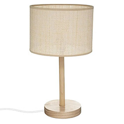 Atmosphera, Createur D'Interieur Lampe droite Della H42 cm Beige - ATMOSPHERA