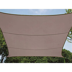 Perel Voile Solaire - Rectangulaire - 4 X 3 M - Couleur: Gris Taupe