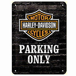 Plaque en métal Harley Davidson