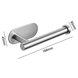 Universal Porte-papier pour toilettes Porte-papier en acier inoxydable Porte-papiers pour cuisine Porte-papiers pour salle de bains Accessoires de serviettes en papier | Porte papier (argent)