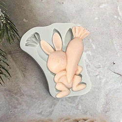 Acheter Outil De Cuisson De Moule En Silicone De Lapin Décorant Des Ustensiles De Cuisson De Gâteau Faits à La Main Pour Candy Rabbit 2