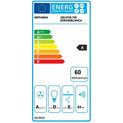 Hotte standard Mepamsa EDEN 90 Acier