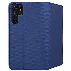 Acheter Htdmobiles Housse pour Samsung Galaxy S23 Ultra 5G - etui coque pochette portefeuille + film ecran - BLEU MAGNET