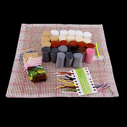 Kits de crochet de verrouillage pour housse de coussin DIY housse de coussin canapé 43x43cm pas cher