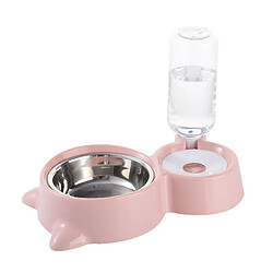 Universal Animaux de compagnie Chiens et chats Double bol d'eau potable Éleveur Conteneur Distributeur Chiens et chats Boisson Produits pour animaux de compagnie de qualité | Nourriture pour chiens