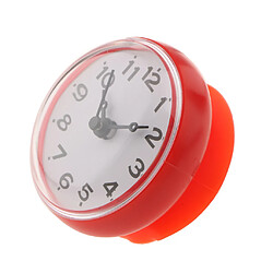 silicone étanche cuisine salle de bain baignoire douche ventouse horloge rouge