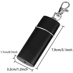 Universal Mini Portable Pocket Ashtray, Keychain Cigarette Ashtray Holder For Outdoor Travel pas cher