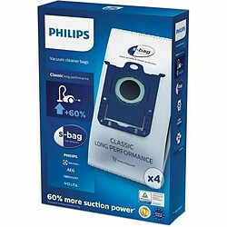 Lot de 4 sacs jetables classiques longues performances - fc8021/03 - PHILIPS