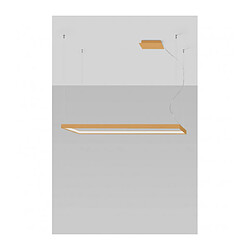 Luminaire Center Plafonnier LED intégré Tuula Integrated Aluminium Or 1 ampoule 150cm