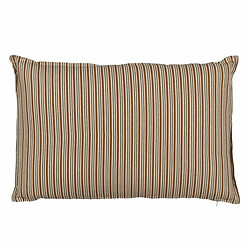 BigBuy Home Coussin Coton Marron Beige 60 x 40 cm