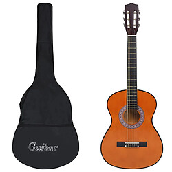 vidaXL Guitare classique avec sac pour débutants 3/4 36"