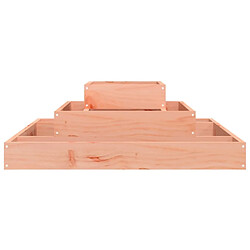 Maison Chic Jardinière,Bac à fleurs - pot de fleur 80x80x27 cm Bois de douglas massif -GKD12673 pas cher