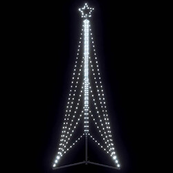 vidaXL Guirlande de sapin de Noël 525 LED blanc froid 300 cm