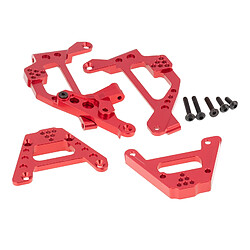 1 Ensemble De Support De Choc Arrière Avant Pour Axial SCX10 III 1/10 RC Voiture AXI231017 Rouge