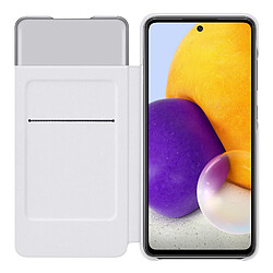 Étui Samsung A72 Fenêtre Tactile Porte-carte S View Wallet Cover Original Blanc