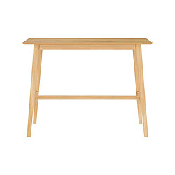 Avis Rendez Vous Deco Table de bar rectangulaire Buvette 4 personnes en bois clair 120 cm