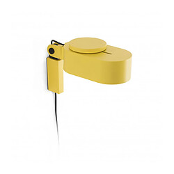 faro Applique avec liseuse Inviting Jaune 1 ampoule 18cm