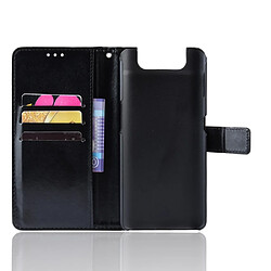 Acheter Wewoo Housse Coque en cuir à rabat horizontal Texture rétro Crazy Horse pour Galaxy A80 / A90avec supportfentes cartes et cadre photo Noir